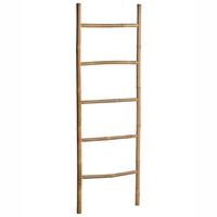 HANDTUCHSTÄNDER Bambus Naturfarben Itapeva - Naturfarben, Holz (50/150/150cm) - Beliani