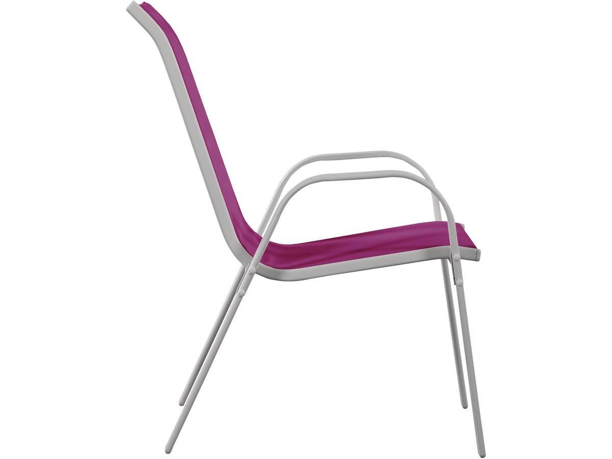 GARTENSESSEL cordoba Rosa - Pink, Metall (75/92/53cm) - Habitat Garten