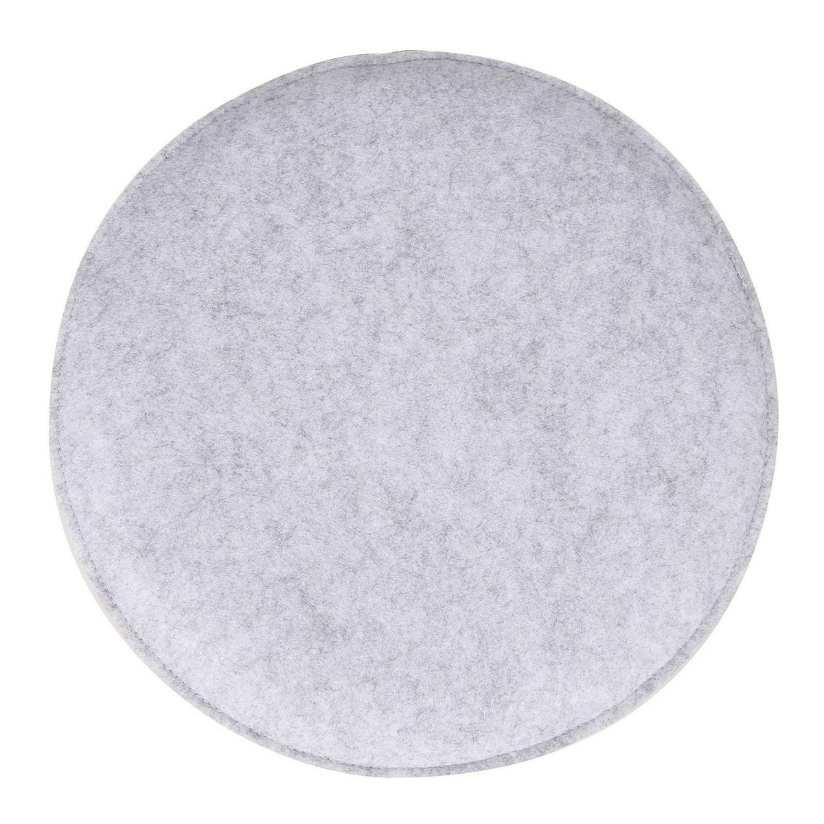 SITZKISSEN LESLIE 4er-Set grau - Grau, Textil (35/35/2cm) - IDIMEX