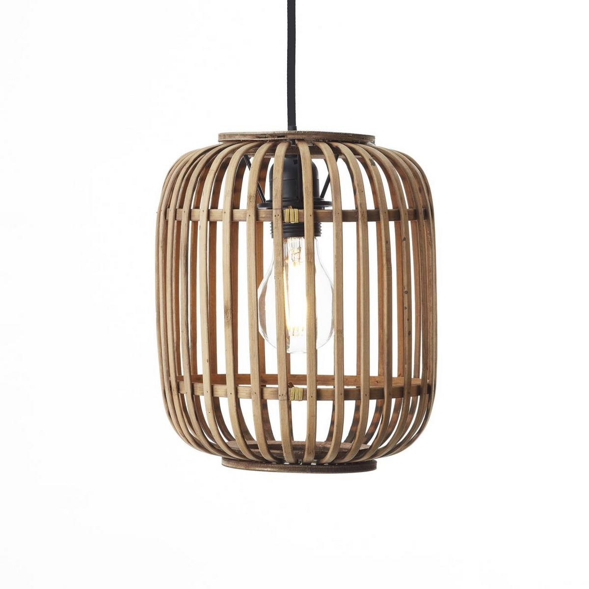 PENDELLEUCHTE Woodrow 93778/20 - Hellbraun, Metall (21.5/105/130cm) - Brilliant