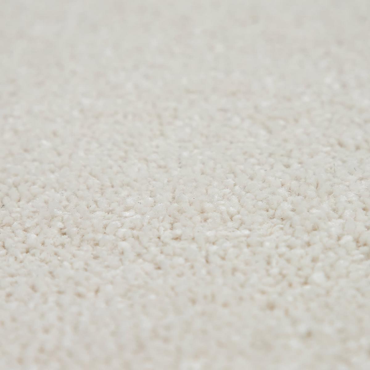 KURZFLORTEPPICH Waschbar, einfarbig, Creme, 140 x 200 cm - Beige, Textil (200/140cm) - KADIMA DESIGN