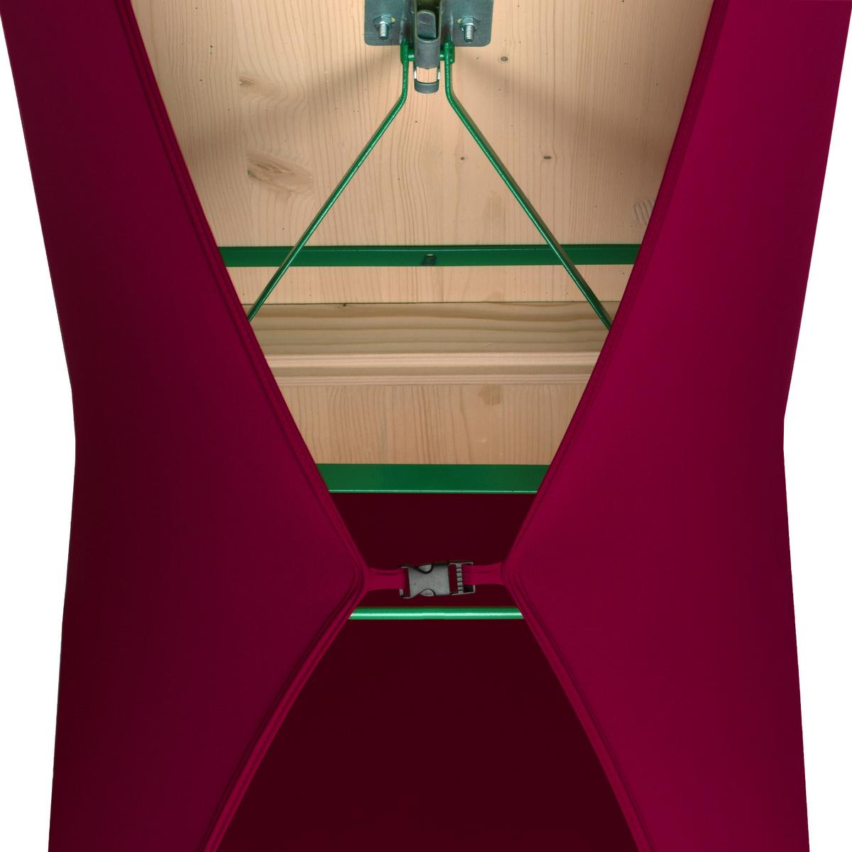 BIERTISCHHUSSE Victoria 70cm Stretch Bordeaux (3tlg) - Bordeaux, Textil (70/220cm) - Beautissu 
