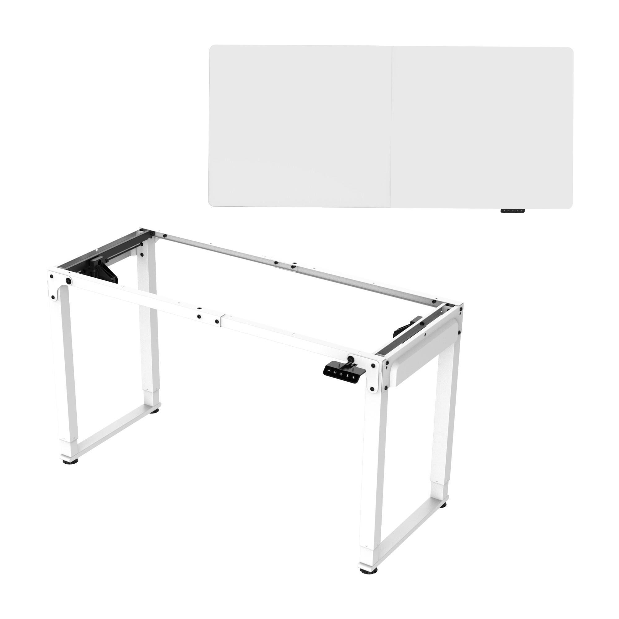 SCHREIBTISCH Kirkkonummi - Weiß, Holzwerkstoff/Metall (180/80/72cm) - pro.tec