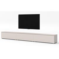 LOWBOARD Loriano 3x100 Beige Kaschmir 300/36,5/32 cm – Hängend und Stehend - Beige, Holzwerkstoff/Kunststoff (300/36.5/32cm) - AX Living