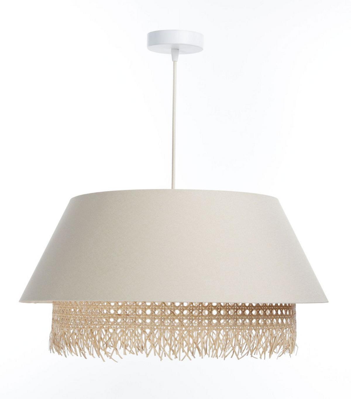 HÄNGELEUCHTE Beige 50/26 cm - Beige, Kunststoff (50/1.3/26cm) - ONZENO