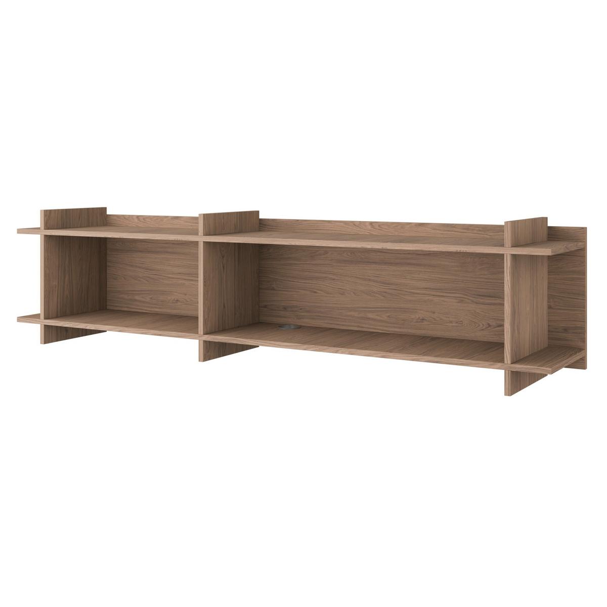 TV-LOWBOARD Fencey 175 cm - Eichefarben, Holzwerkstoff (175/42.5/31.6cm) - Selsey
