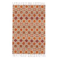 BERBERTEPPICH Marmoucha 250x300 cm - Terracotta, Textil (250/300cm) - THEKO