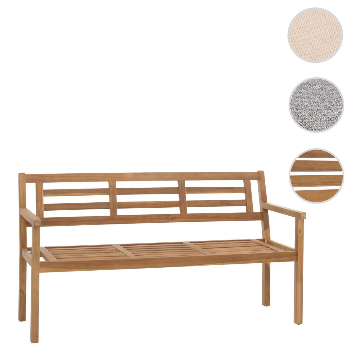 GARTENBANK Braun - Braun, Holz (145/82/59cm) - MCW