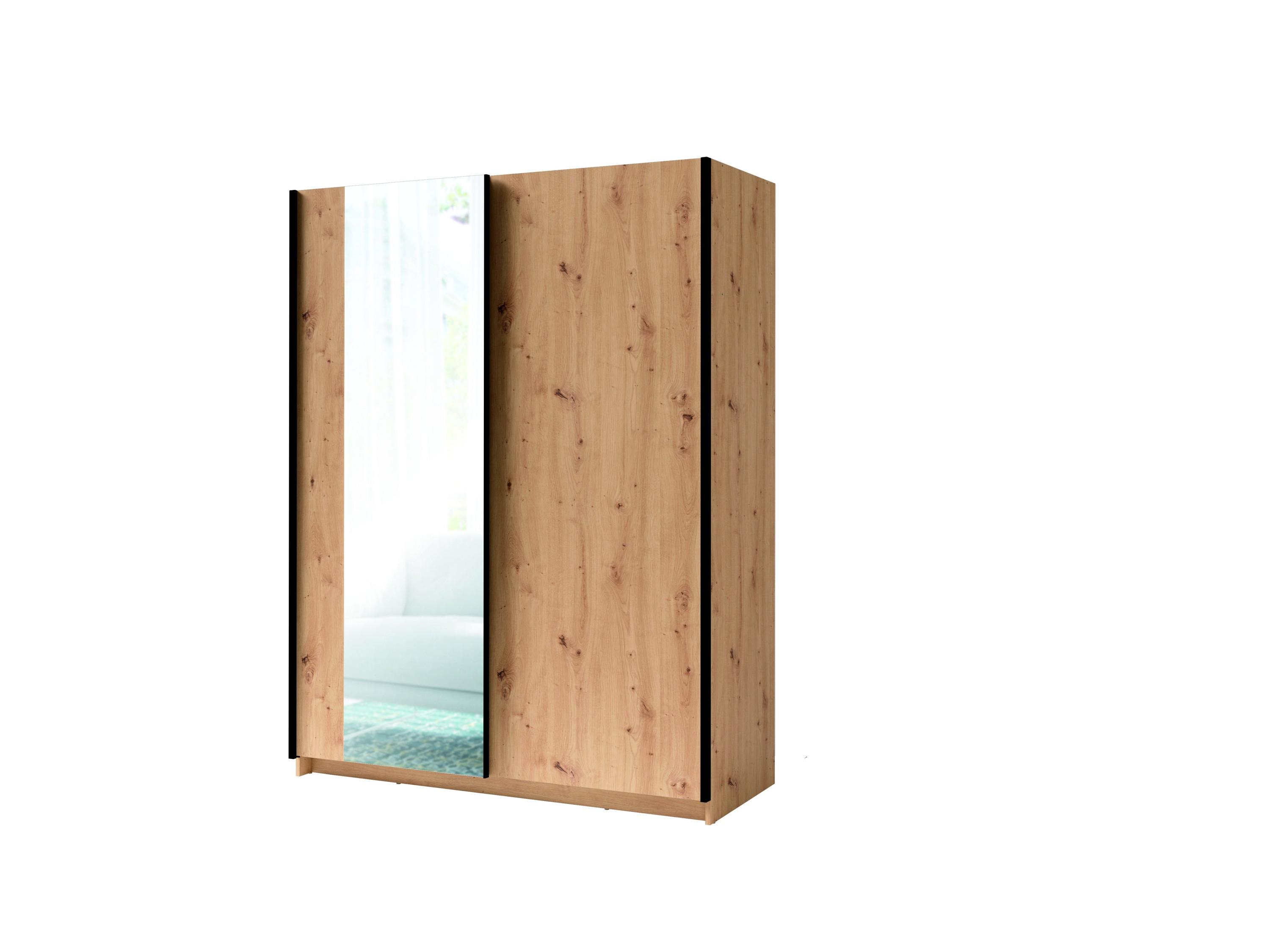 KLEIDERSCHRANK Eiche Artisan 151/199/62 - Eiche Artisan, Holzwerkstoff (151/199/62cm) - RAUMHIRSCH FURNITURE