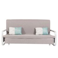 SCHLAFSOFA Grau - Hellgrau/Grau, Textil (190/71/185cm) - MCW