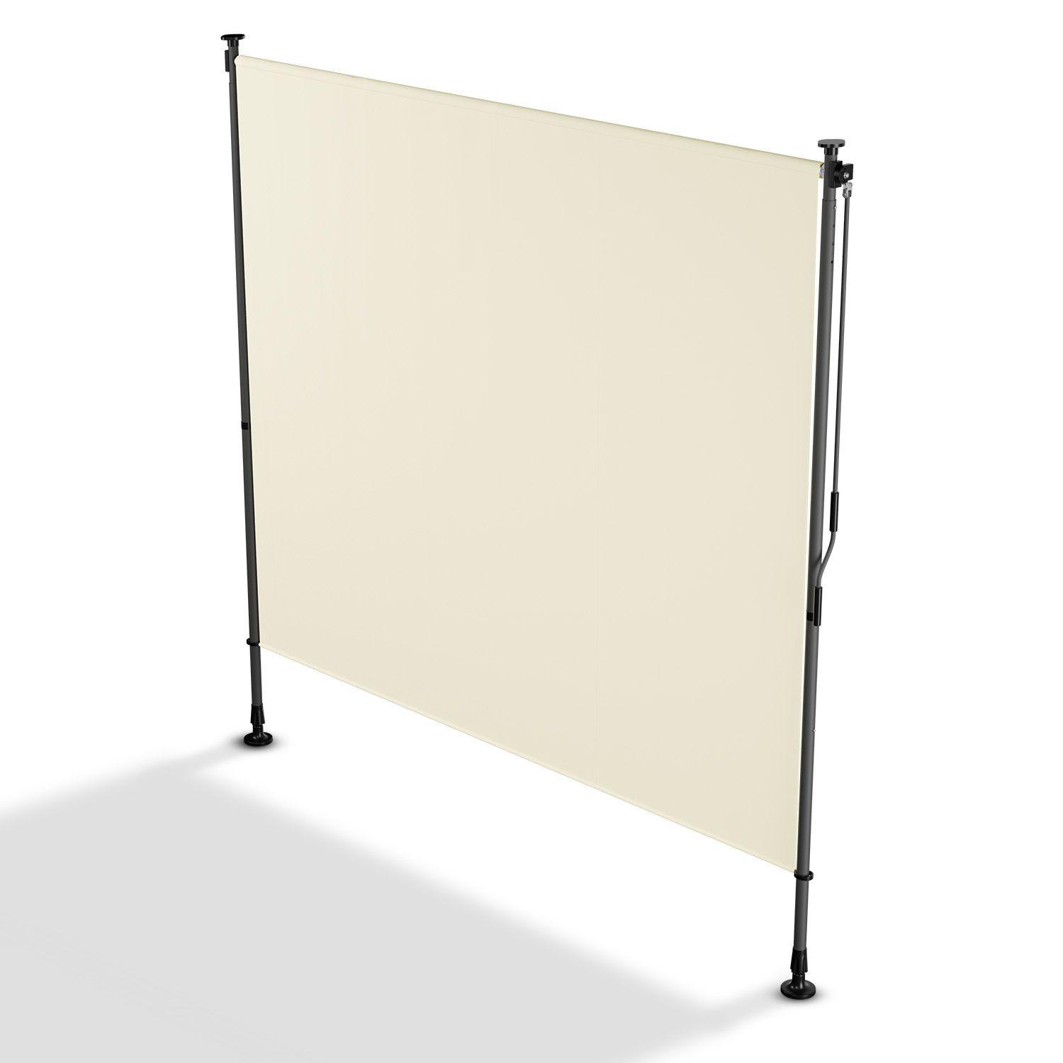 SENKRECHTMARKISE Barbados beige 200 x 310 cm - Beige, Textil (200/310cm) - Juskys