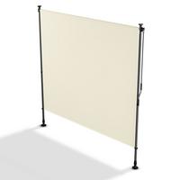 SENKRECHTMARKISE Barbados beige 200 x 310 cm - Beige, Textil (200/310cm) - Juskys