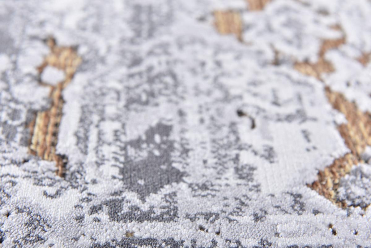 FLACHWEBETEPPICH Orelia 195x280 cm - Goldfarben, Textil (195/280cm) - Gino Falcone