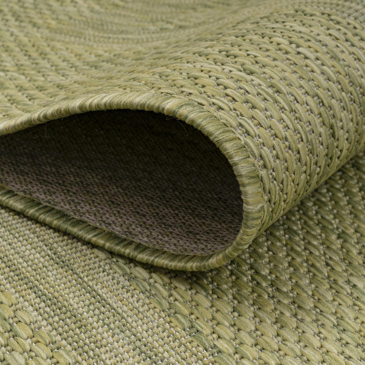 TEPPICH Outdoor ALSTER in Grün, einfarbig, 240 x 340 cm - Grün, Textil (340/240cm) - KADIMA DESIGN