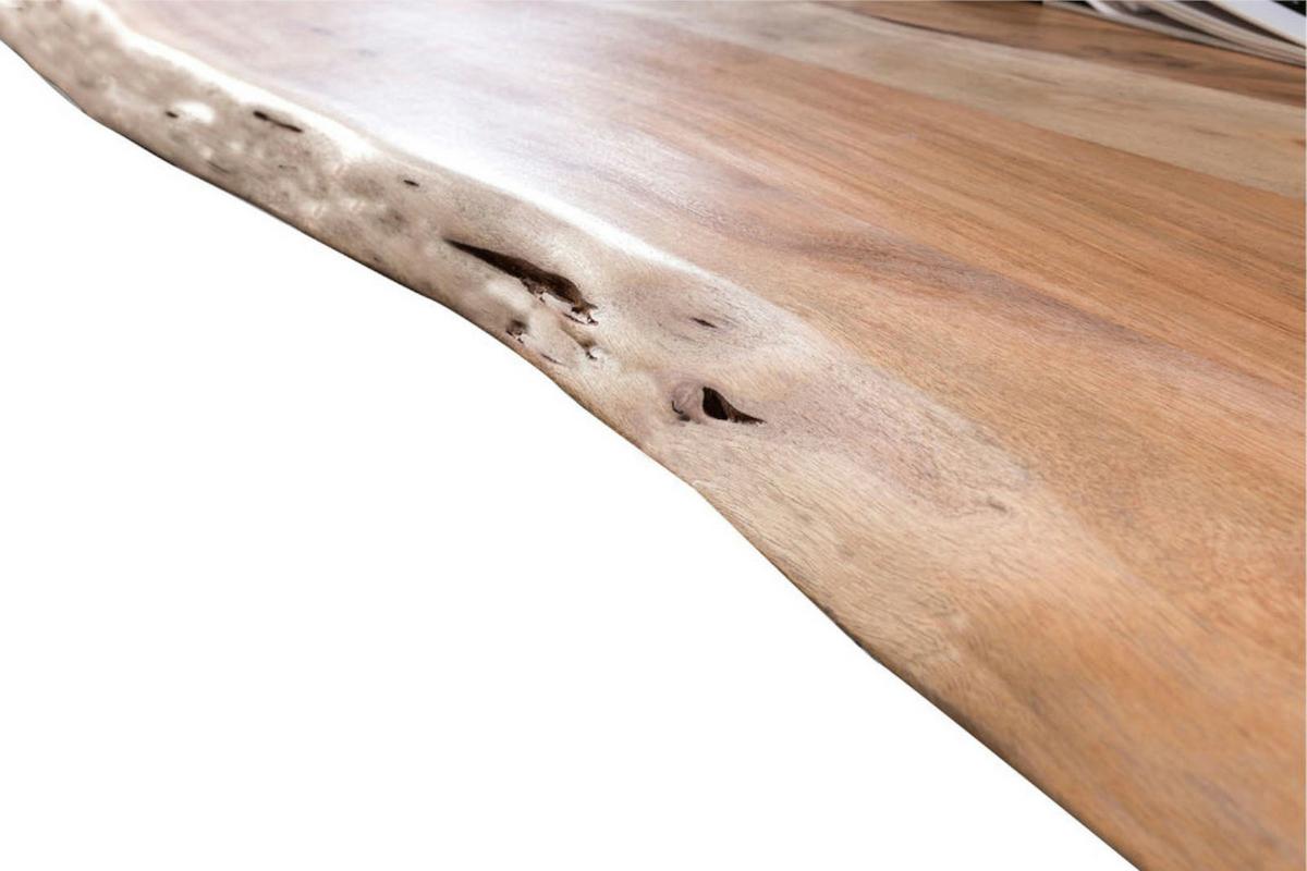 ESSTISCH TOPS&TABLES - Beige/Schwarz, Holz/Metall (85/160/77cm) - SAM