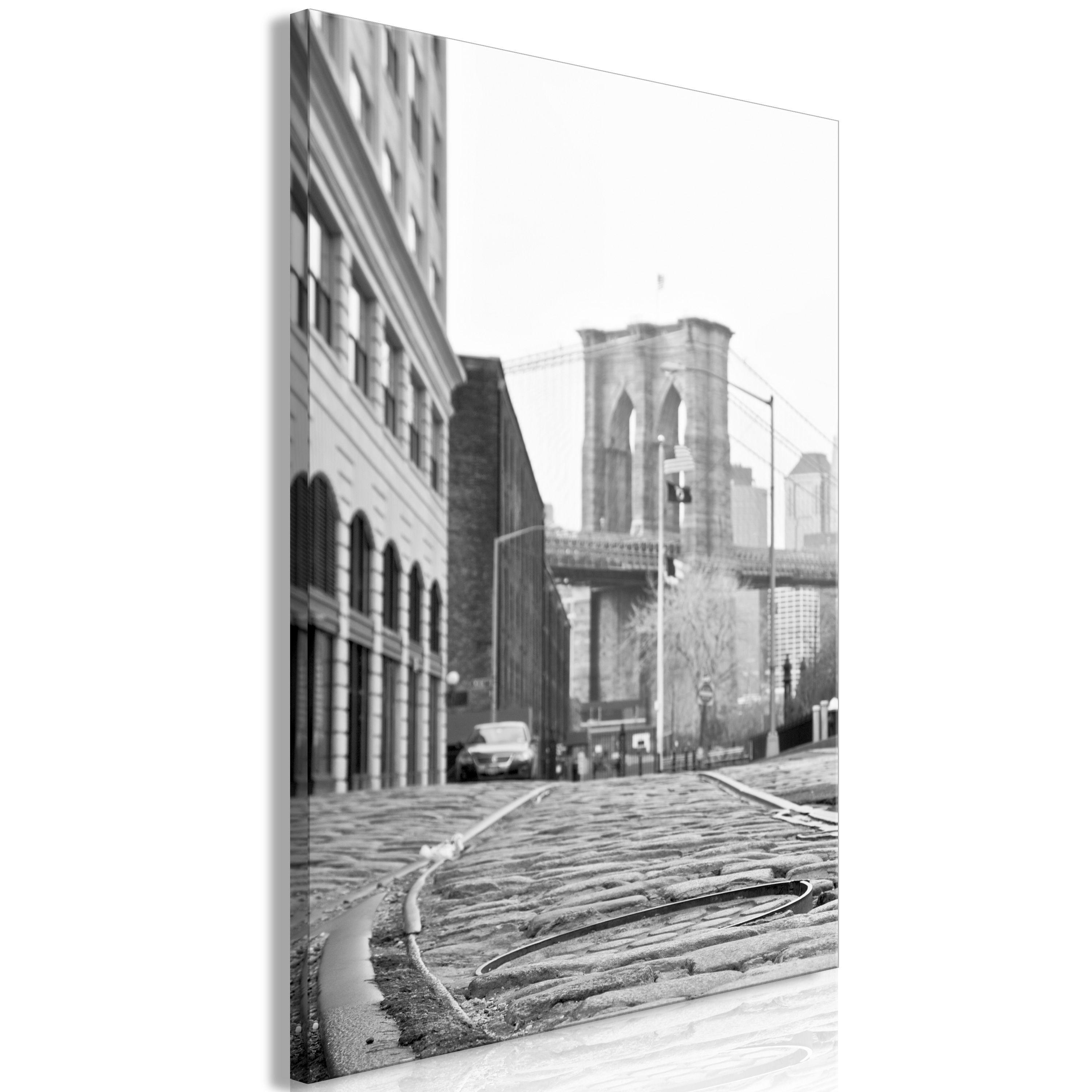 KUNSTDRUCK Schwarz-Weiß 40/60 cm - Schwarz, Textil (40/60cm) - KUNSTLOFT