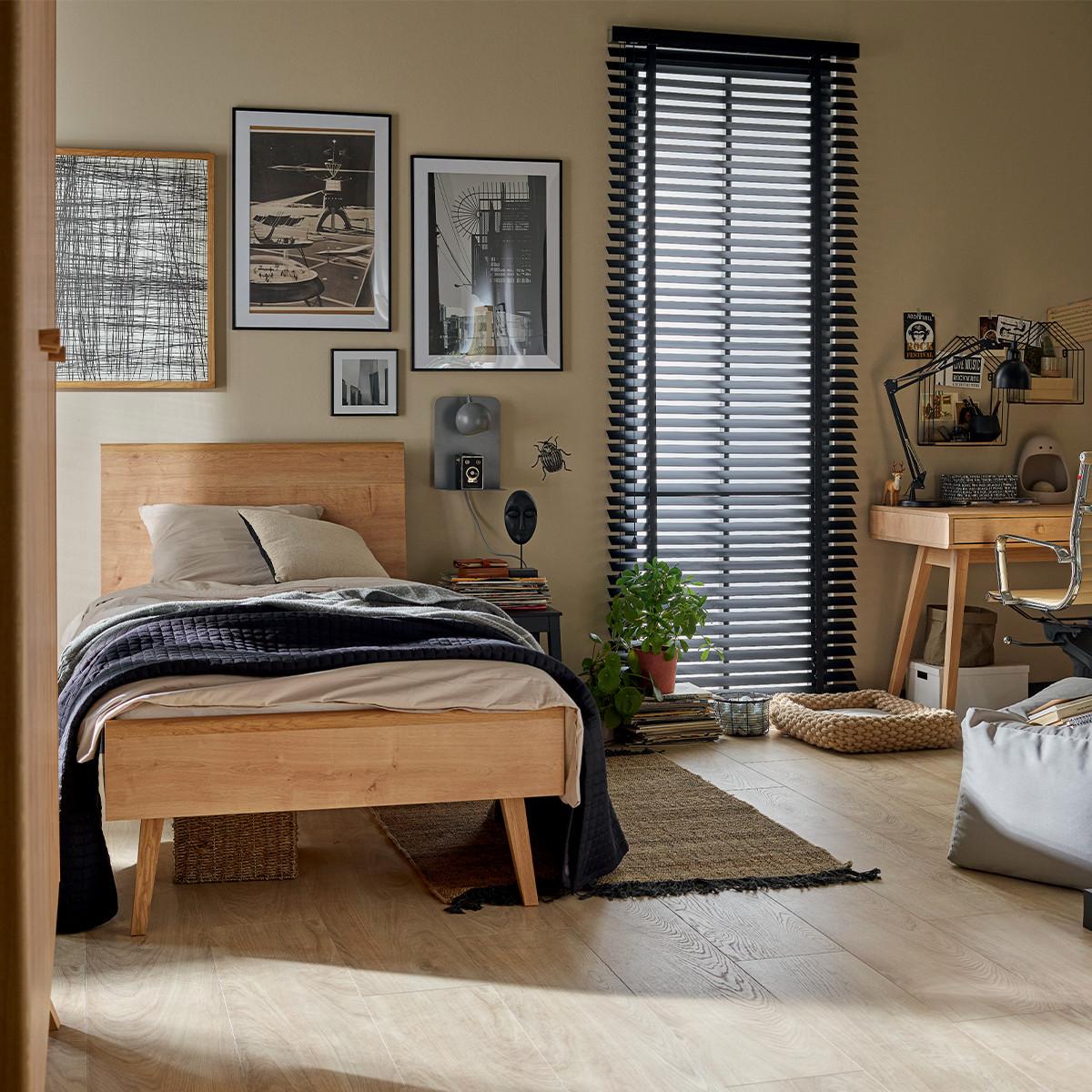 BETT 90/200 Holz - Braun, Holzwerkstoff (90/200cm) - Petits-meubles