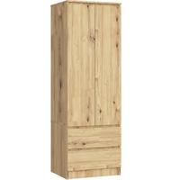 KLEIDERSCHRANK Eiche Artisan 180/60/51 - Eiche Artisan, Holzwerkstoff (60/180/51cm) - RAUMHIRSCH FURNITURE