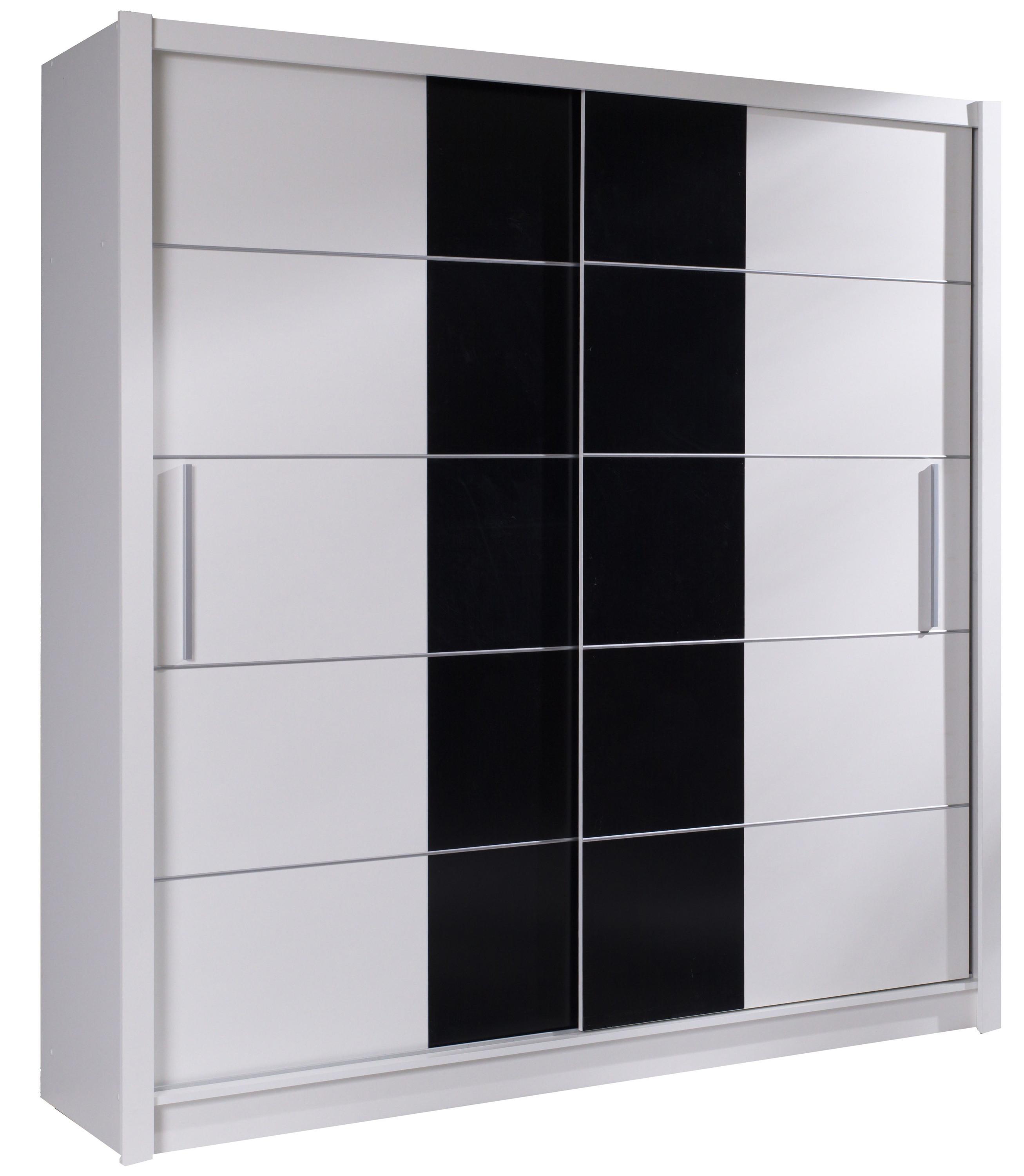 KLEIDERSCHRANK Weiß 204/215/62 - Weiß, Holzwerkstoff (204/215/62cm) - RAUMHIRSCH FURNITURE
