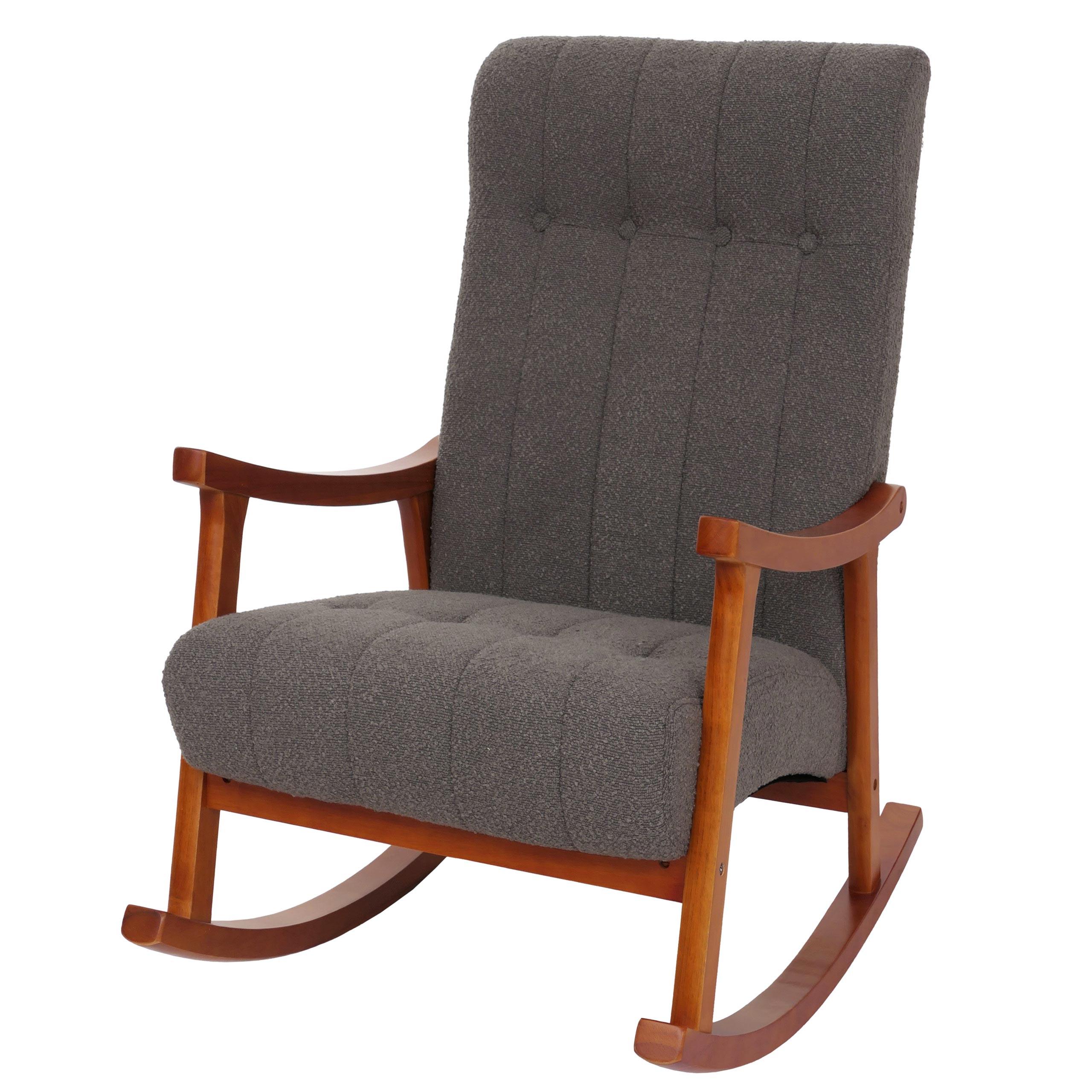 SCHAUKELSTUHL Anthrazit - Dunkelgrau/Anthrazit, Textil (64/97/85cm) - MCW