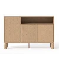 KOMMODE SENA mit Schränken - Naturfarben, Holzwerkstoff (140/91.6/40.6cm) - Idohome