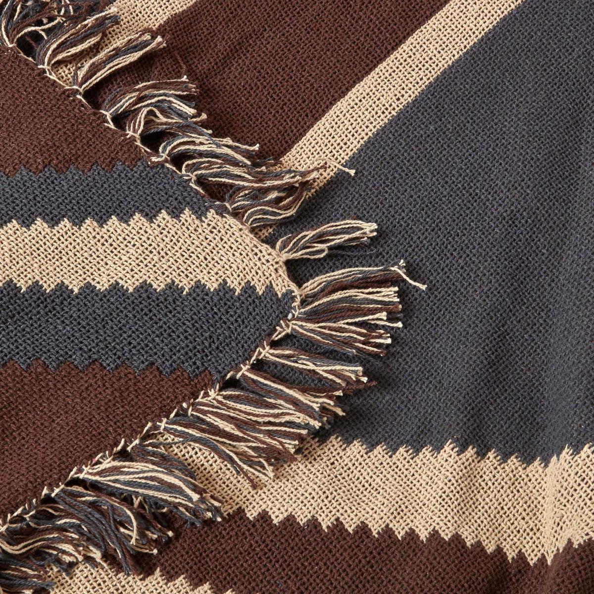 ÜBERWURF 125/150 cm mit Union Jack im Vintage-Look - Dunkelblau, Textil (125/150cm) - Homescapes