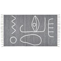 OUTDOOR-TEPPICH Yavu 150/80 cm - Grau, Kunststoff (80/150cm) - Beliani
