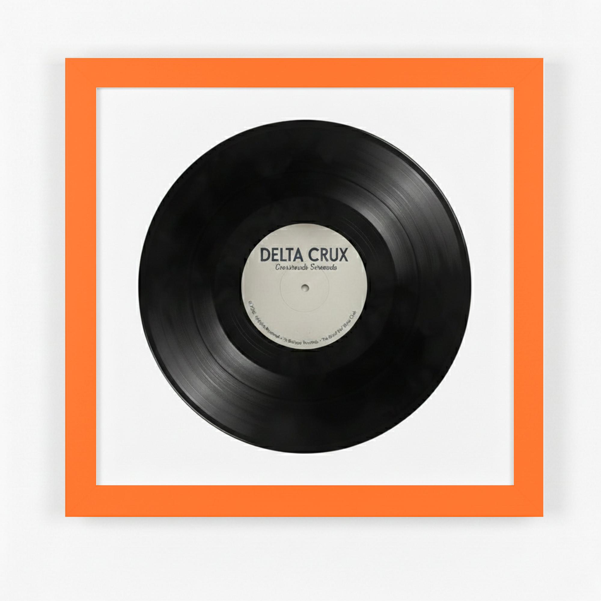 VINYL RAHMEN 40/40 für die Platte - Orange, Holz (40/40cm) - K-Möbel