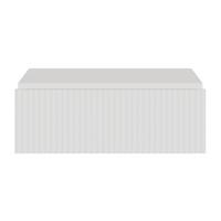 NACHTSCHRANK Veldio Weiß 50 cm - Weiß, Holzwerkstoff (50/17/35.6cm) - Selsey