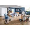 SKRIVBORD LAGO - vit/ekfärgad, Modern, trämaterial/plast (110/76,5/60cm) - Mömax