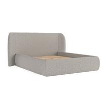 POLSTERBETT Bellano mit Stauraum 200/200 cm Grau im Bubble Stoff - Schwarz/Naturfarben, Holz/Holzwerkstoff (200/200cm) - AltaBeds