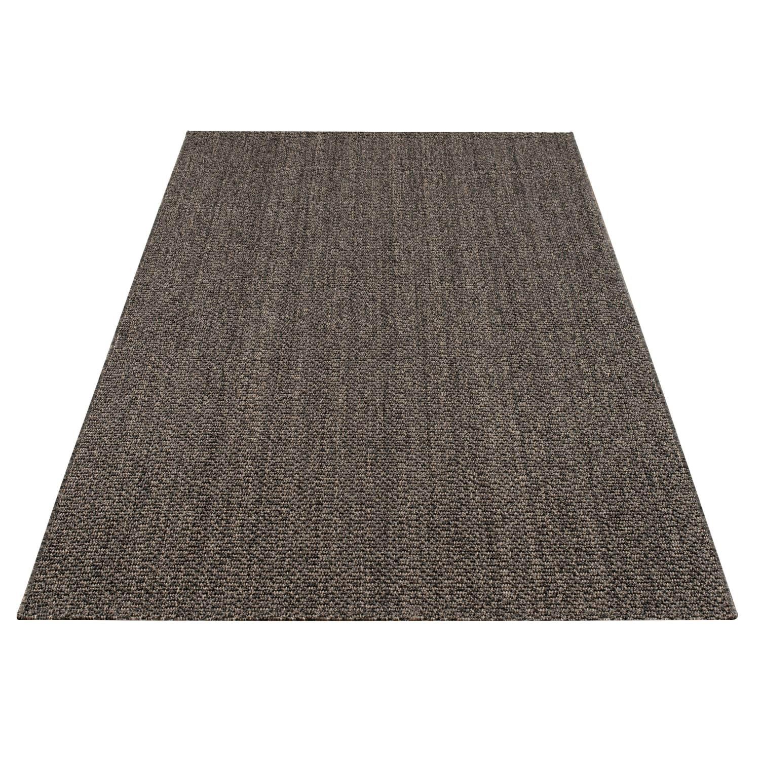 KURZFLORTEPPICH, einfarbig, aus Polypropylen, Anthrazit, 160 x 220 cm - Anthrazit, Textil (160/220cm) - KADIMA DESIGN