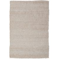 KURZFLORTEPPICH handgewebt GLAVEN, Bouclé-Struktur, Creme, 120 x 170 cm - Beige, Textil (120/170cm) - KADIMA DESIGN