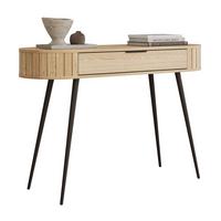 KONSOLE WILLOW 120 cm, mit hohen Beinen, mit Spiegel - Eichefarben, Holzwerkstoff (120/80/40cm) - Lookway
