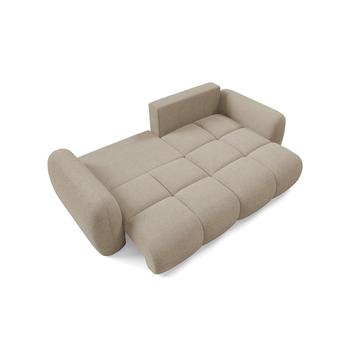 ECKSOFA Livio 3 Sitzplätze Beige - Beige, Holz (270/165cm) - Petits-meubles