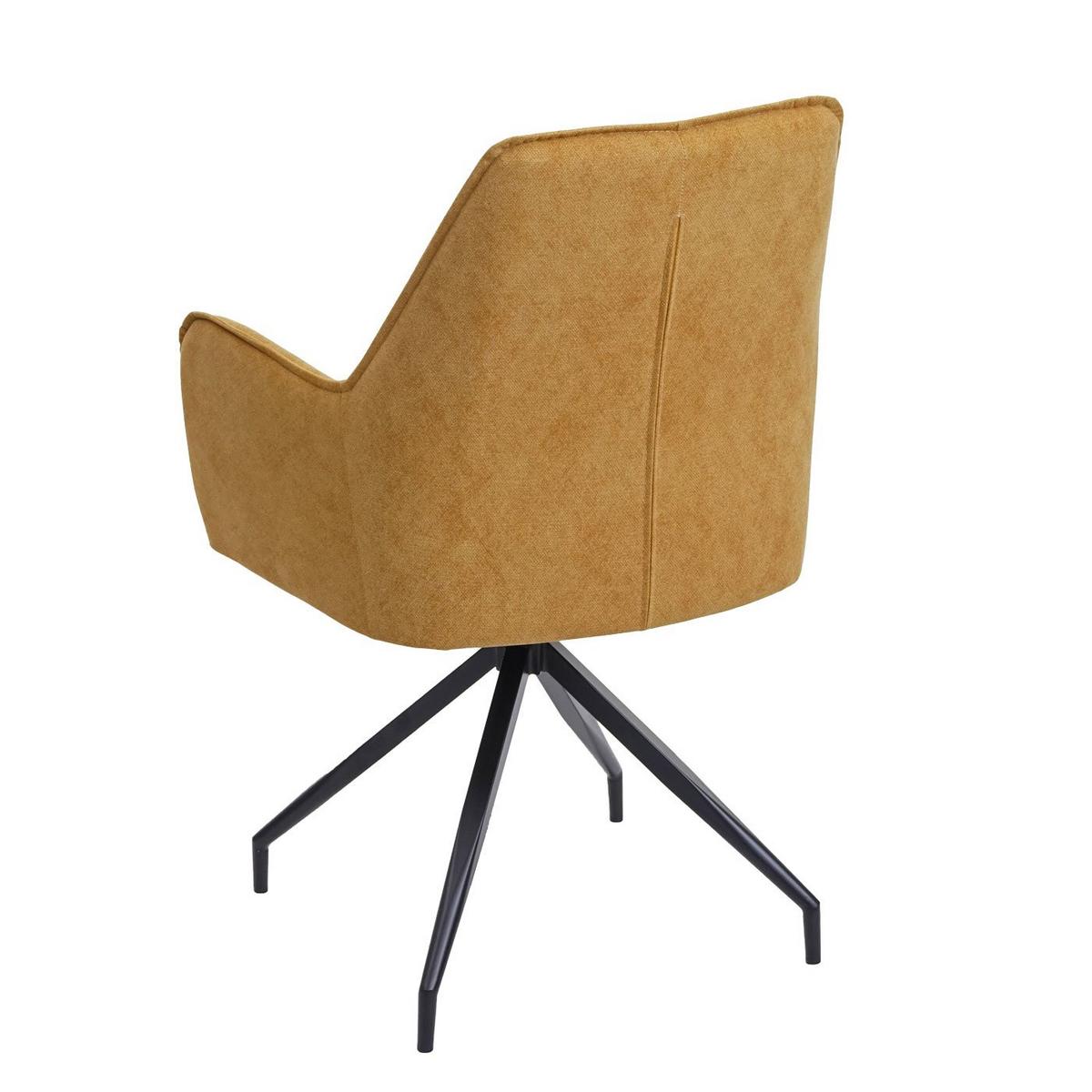 ESSZIMMERSTUHL Gelb - Gelb, Textil (59/91/60cm) - MCW