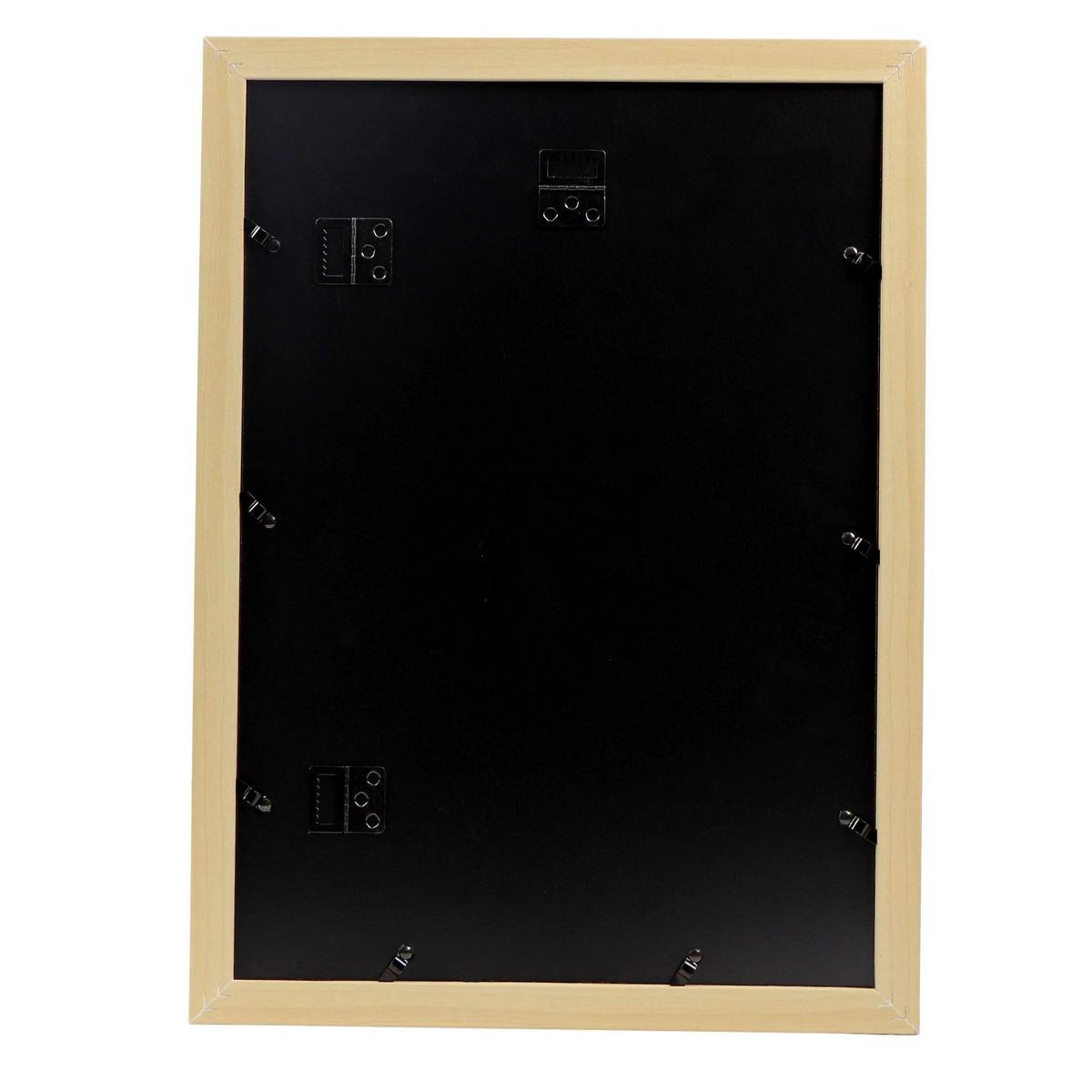 RAHMEN aus MDF und Acrylglas Schutz und Aussteller für Fotografien, Bilder, Poster, Gemälde, Dekoration für Haus Farbe Hellholz A3 - Beige, Holz (29.7/3cm) - Nacnic