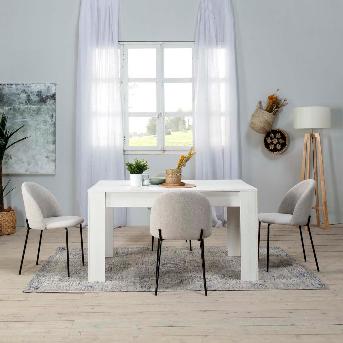 STUHL 2er-Set Kenia beige - Beige, Textil/Metall (47/78/43cm) - VS Venta-stock