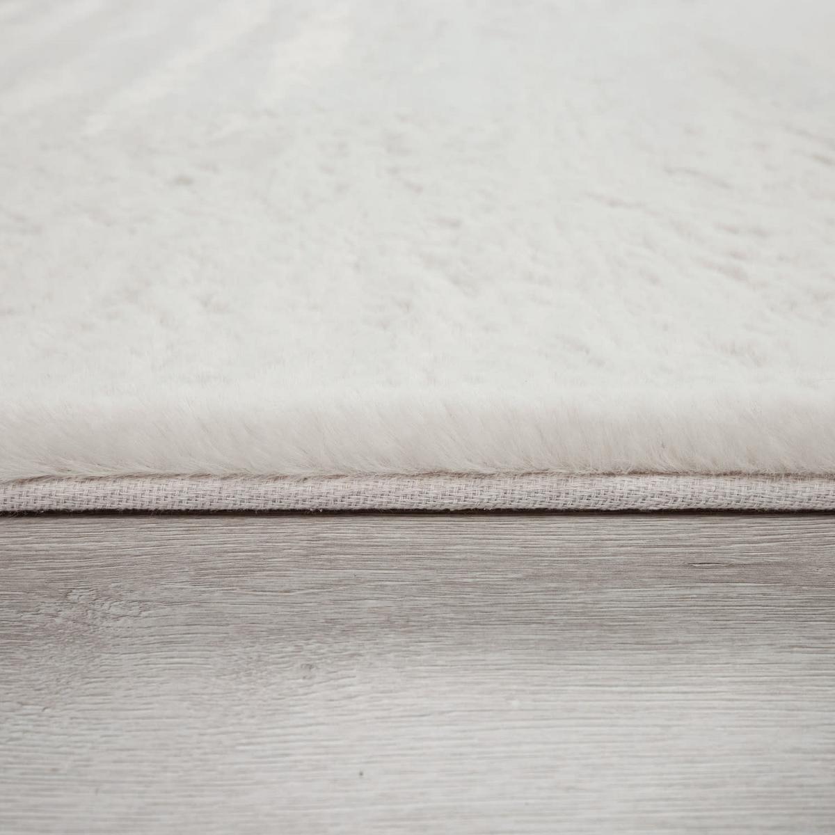 HOCHFLORTEPPICH, einfarbig, Creme, 200 x 200 cm - Creme, Textil (200/200cm) - KADIMA DESIGN