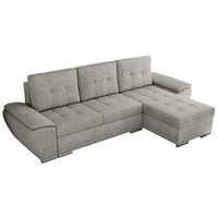 ECKSOFA UMBRIA L Hellgrau Stukture - Hellgrau/Grau, Textil (271/157cm) - MKS