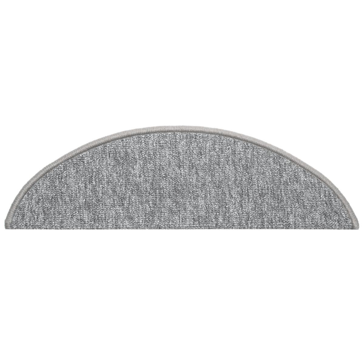 STUFENMATTE ProStair 56/20 cm Hellgrau 15tlg - Hellgrau, Textil (56/20/1cm) - Beautissu 