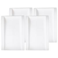 GOURMETTELLER NewWave weiß 37 x 25 cm 4er Set - Weiß, Keramik (1cm) - Villeroy & Boch