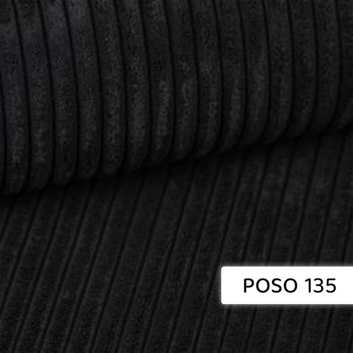 ECKSOFA ANTON links, mit Schlaffunktion und Bettkasten Anthrazit - Chromfarben/Anthrazit, Textil/Metall (274/203cm) - Idohome