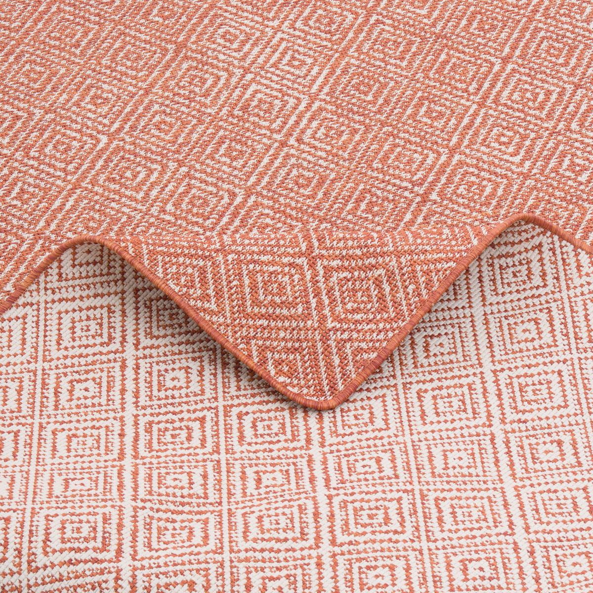 IN- UND OUTDOOR TEPPICH LÄUFER BEIDSEITIG NEWPORT - Terracotta, Textil (100/400cm) - Snapstyle