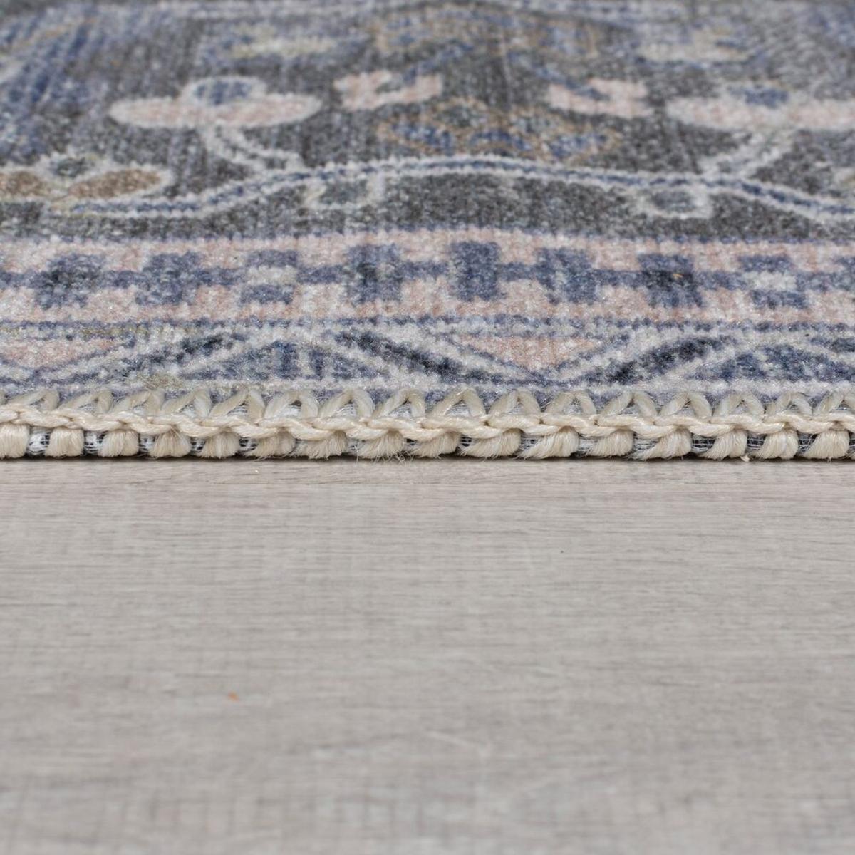 TEPPICH Waschbar HALD, klassisch im Vintage-Stil, Türkis, 60 x 230 cm - Blau, Textil (230/60cm) - KADIMA DESIGN