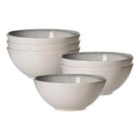 MÜSLISCHALEN Grana blau-grau ø 16,5 cm 6er Set - Blaugrau, Keramik (16.5cm) - Ritzenhoff Breker