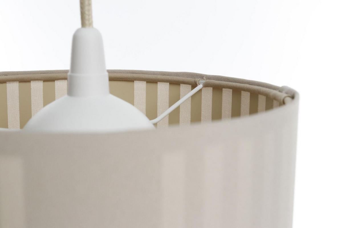 HÄNGELEUCHTE Beige 20/105 cm - Beige, Kunststoff (35/0.3/105cm) - ONZENO