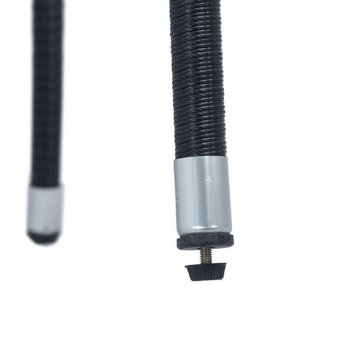 GARTENSTÜHLE Yoro 2er-Set - Schwarz, Kunststoff (50/90/50cm) - Juskys