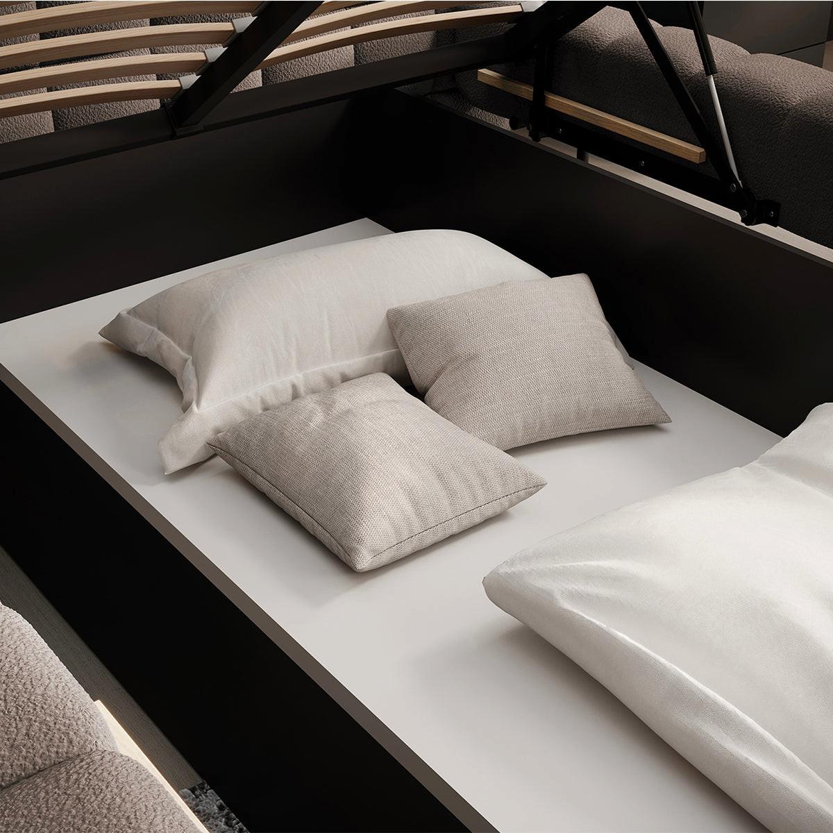 BOXBETT 160/200 Ezio Taupe - Taupe, Holz (160/200cm) - Petits-meubles