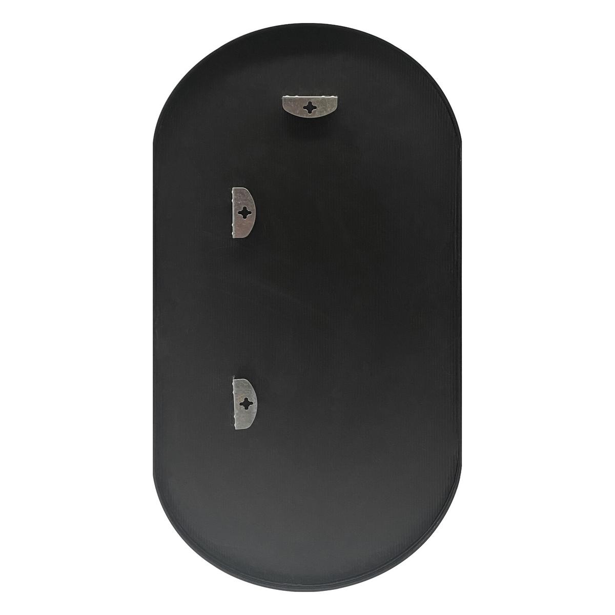 WANDSPIEGEL Corato - Schwarz, Glas/Metall (38.4/2.8/78.4cm) - [en.casa]